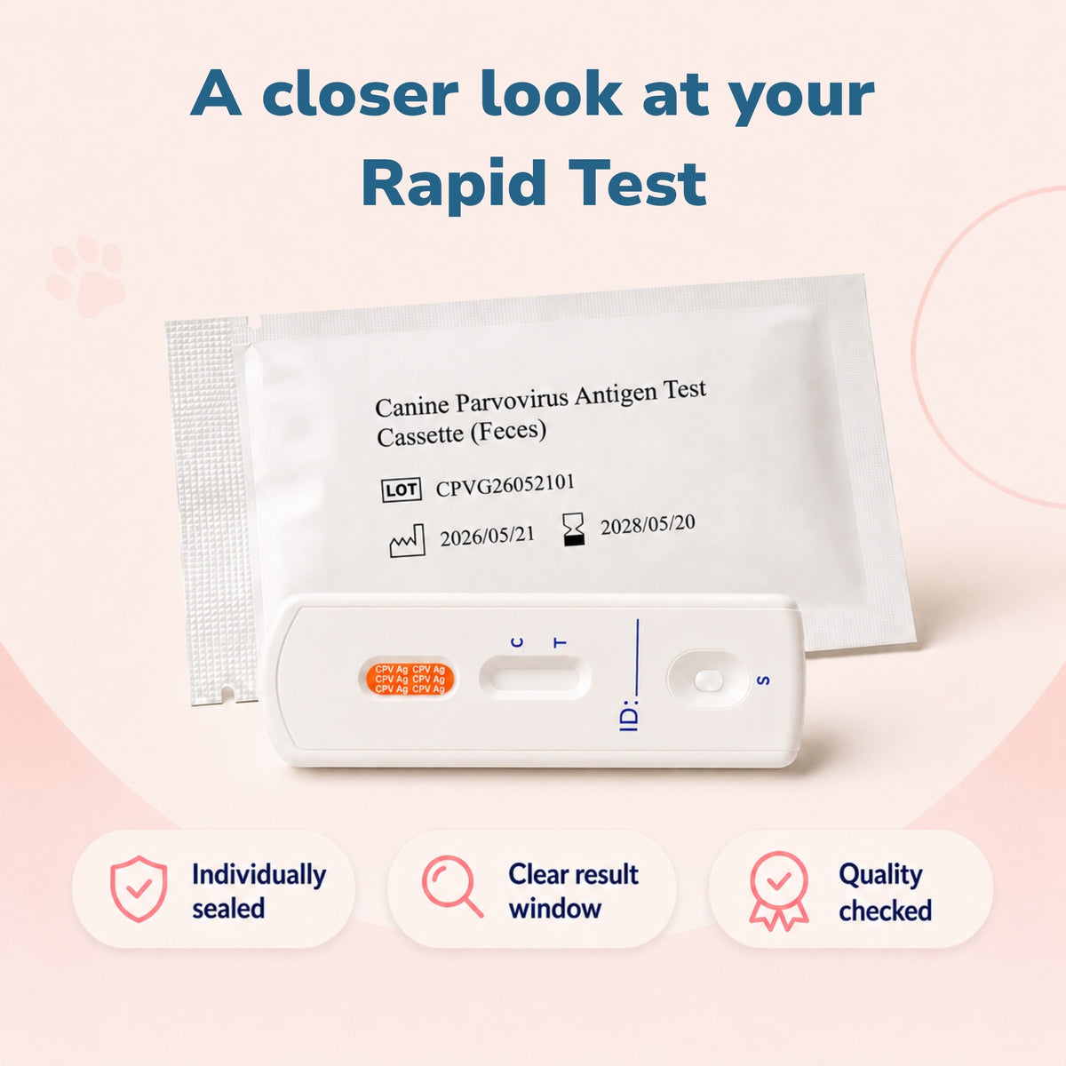 Canine Parvovirus (CPV) Ag Rapid Tests