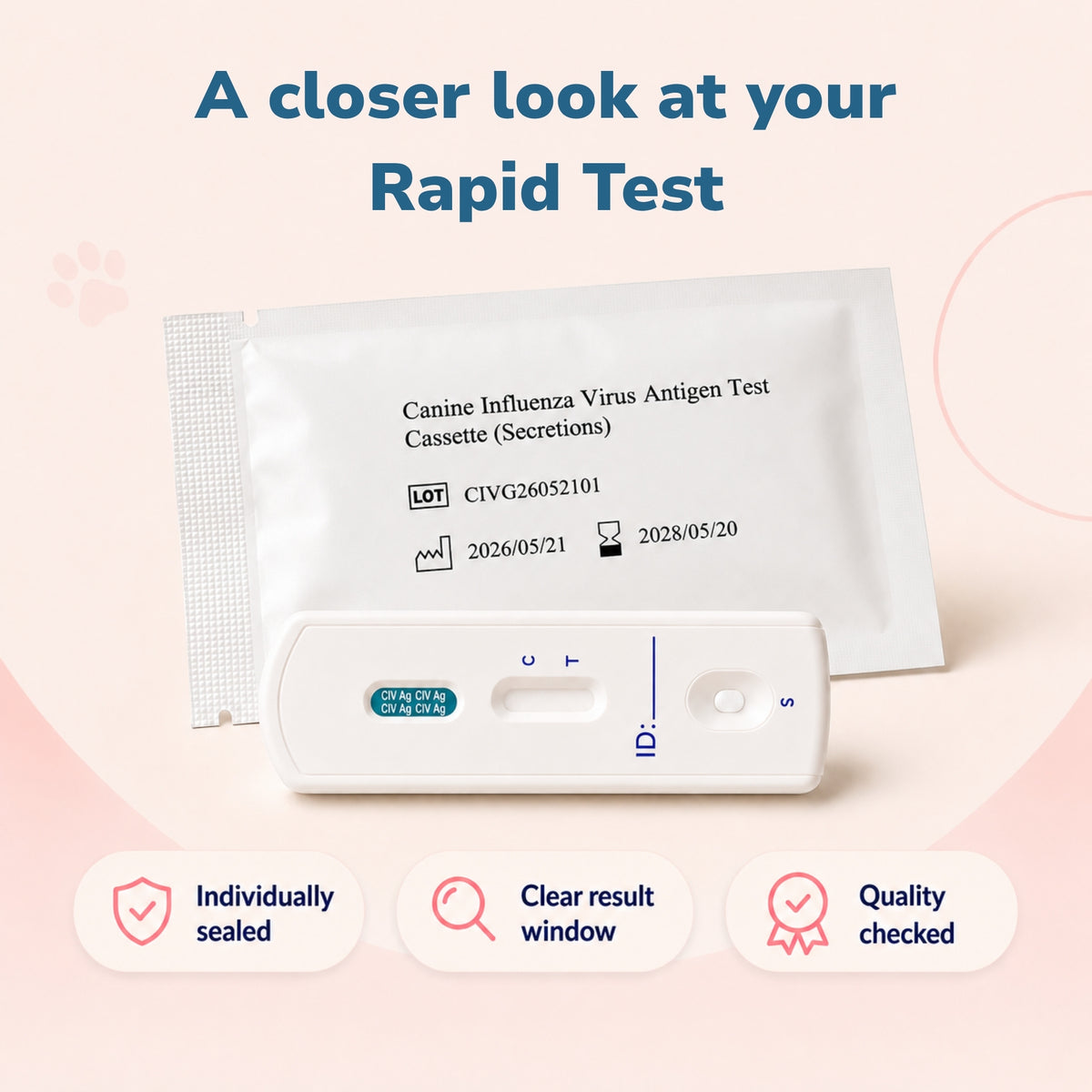 Canine Influenza Virus (CIV) Ag Rapid Tests